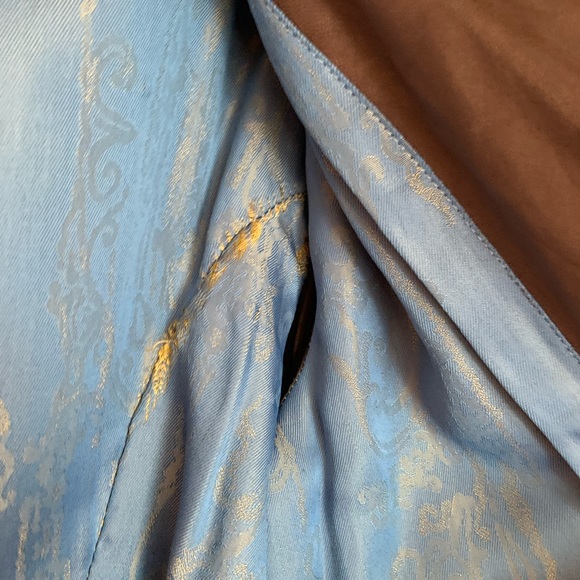 Coat, leather light tan brown, double lining cloth - Picture 5 of 13